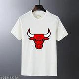 Black Bull printed polyester t-shirt, short sleeves, size L (40 in chest)