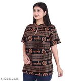 Mahakaal printed cotton t-shirt kurta for men and women, vibrant fashionable design on long sleeve top, Indian-made apparel