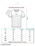 High-quality polyester half sleeve t-shirt with printed pattern, ideal for casual wear