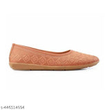 Synthetic leather printed ballerinas, FlateJUTI in various sizes from India (IND-4 to IND-9)
