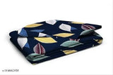 Superfine cotton double bed fitted sheets with botanical print & 2 pillow covers, ideal for summer, originating from India