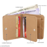 TnW Miller RFID-blocking faux leather wallet for men - Solid design, 2 compartments, perfect size for pocket or travel bag, made in India