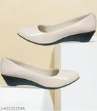 Fashionable synthetic leather Bellie for women, solid net pattern footwear in various sizes from IND-3 to IND-9, made in India