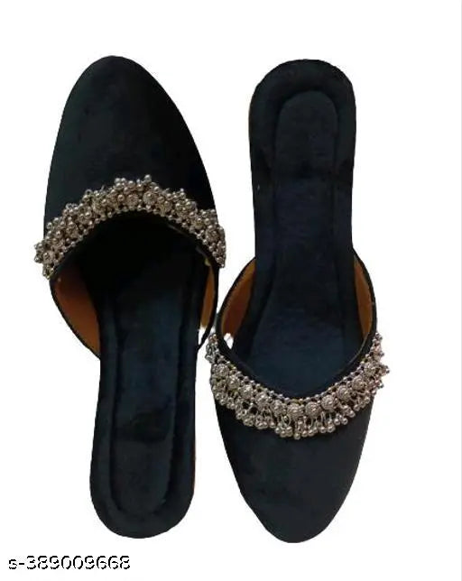 Velvet sole Shaneel slip-on shoes, Indian made ONLINE JUTI in various sizes: IND-4 to IND-9