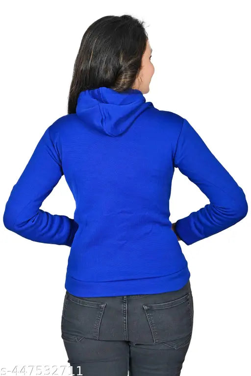 Wool Girls Hoodie Sweatshirt with long sleeves, printed design for kids aged 4-5 years