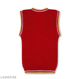 Multicolor acrylic sweater pack (3 pcs) - Knitco's breathable, cozy vest for boys, suitable for everyday wear