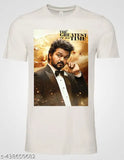 Printed Polycotton men's t-shirt, round neck, half sleeves, trendy modern style - India