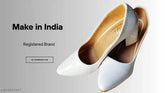White PU ladies belly sandals, designed for comfort and style in various outfits