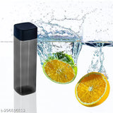 Multicolor square-shape Fridge Water Bottle set (6 pcs, 1000ml), leak-proof, freezer-safe, and unbreakable