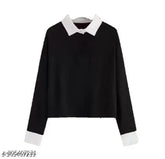 Premium cotton women's long sleeve t-shirt, 100% cotton, bio-washed for comfort