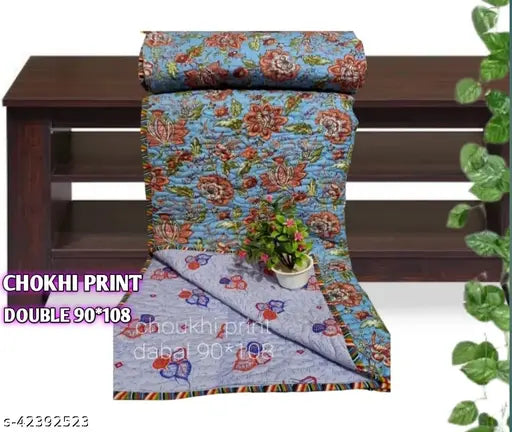 Royal Indian Patchwork Reversible Shades, 90x108 machine-stitched blinds