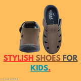 Stylish and comfortable PVC kids shoes in vibrant prints, ideal for ages 2 to 4.5 years, offering slip-resistant soles and secure buckle closures
