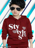 Kids printed full sleeves hoodie pack, vibrant styles for 2-16 years, trendy casual wear cotton t-shirts, made in India