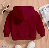 Cotton kids hoodie, printed design, durable and breathable for play or school