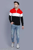 XL Cotton Color Block Hoodie, Men's Cool Streetwear T-shirt with long sleeves - AVEJO gym wear