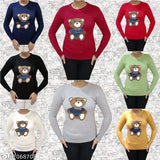 Cotton blend, striped print, long-sleeved women's winter cardigan. Stretchable, breathable, and comfortable sweater for casual or party wear