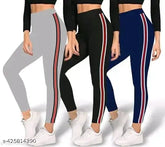 Multicolor cotton blend women's track pant, vibrant and stylish fitness wear from India