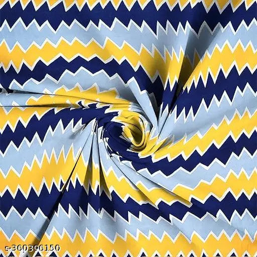 Geometric glace cotton 144TC single bed sheet, 60x90 inches, Indian origin