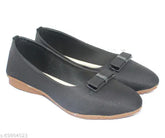Synthetic lycra bellies, stylish slip-on heels for women in solid pattern, fashionable footwear from SKOLL (IND-3 to IND-8)