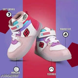 Synthetic leather kids party shoes, trendy design with light sole, comfortable and lightweight for ages 18 months to 4 years (India)