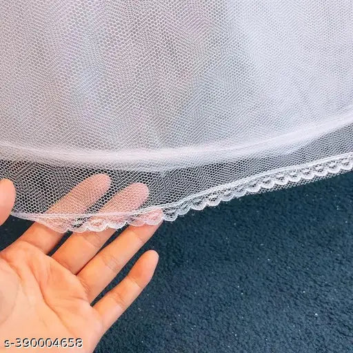 Can can petticoat, solid net underskirt for wedding lehenga or gown, Indian-made Cancan skirt in multiple sizes