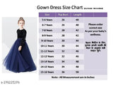 Indian-made girls' maxi gown for parties & festivals. Sizes range from 5-16 years