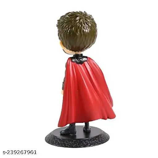 Thor Avengers hammer man figure, stylish action toy, standing on axe, children's collectible (16cm size)