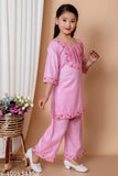 Embroidered Rayon Kurta Palazzo set with Dupatta for girls (India), sizes 2-3 years - 9-10 years
