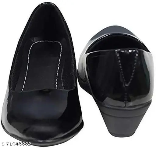 Patent leather Toshina Shoes King Bellies for women - slip-on ballerinas, stylish casual footwear in various sizes (IND-3 to IND-9) made in India