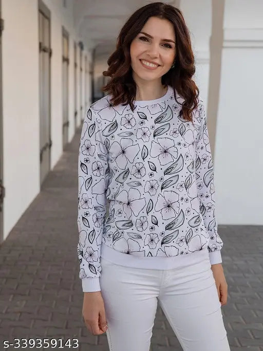 Women's printed oversize lycra t-shirt in cool streetwear style, perfect for casual wear and comfortable for light summer or winter seasons