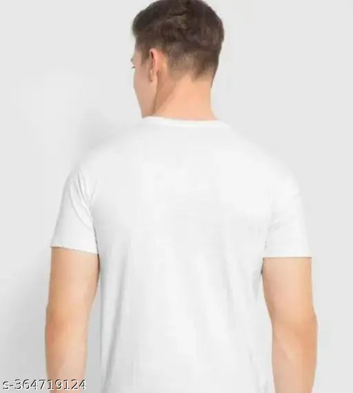 White polyester I LOVE YOU alphabet t-shirt, short sleeves with heart tree design, men's or unisex style