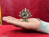 Brass Varahi Amman Idol Small, intricately detailed with super fine finish, 8cm tall, Indian origin