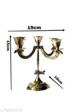 Brass Traditional 5 Wishes Christian Jesus Christ Statue with Candle Holder, 42 cm tall, Indian craftsmanship for home or office decor