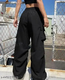 Lightweight polyester cargo pants with multiple pockets, perfect for outdoor adventures and travel