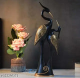 Large Resin Duck Swan Kissing Statue for Home Decor or Gifting, Handcrafted in India