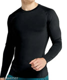 High compression men's gym full sleeves T-shirt, soft handfeel, breathable polyester blend for bodybuilding workout
