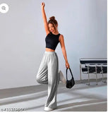 Striped black cotton joggers, solid pattern in variety of sizes, Indian origin