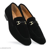 Velvet slip-on loafers in black (men, women, boys, girls), trending casual shoes for partywear and everyday use