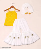 Embellished soft silk lehenga choli set with net dupatta, fully stitched designer Indian wear for toddlers and kids (6-5 years)