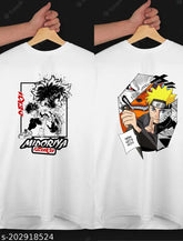 Polyester printed men's t-shirt in fancy sensational design, short sleeves, size: XL. Made in India