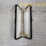 Blue & Multi Canvas-Leather Clutch Wallet: Women's Colorblock Party Bag, Spacious with Zipper Pocket and Compartments, 100% Vegan, Under $300