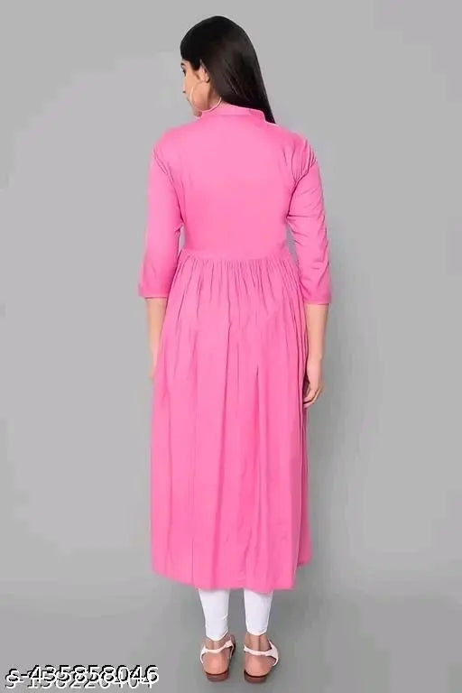 Viscose Rayon embroidered blouse with three-quarter sleeves, Indian-inspired design, available in S, M, L, XL, XXL, and XXXL sizes