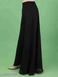 Georgette woman's kurta set with dupatta and bottomwear, single size in S-XXL, Indian handcrafted stitched net