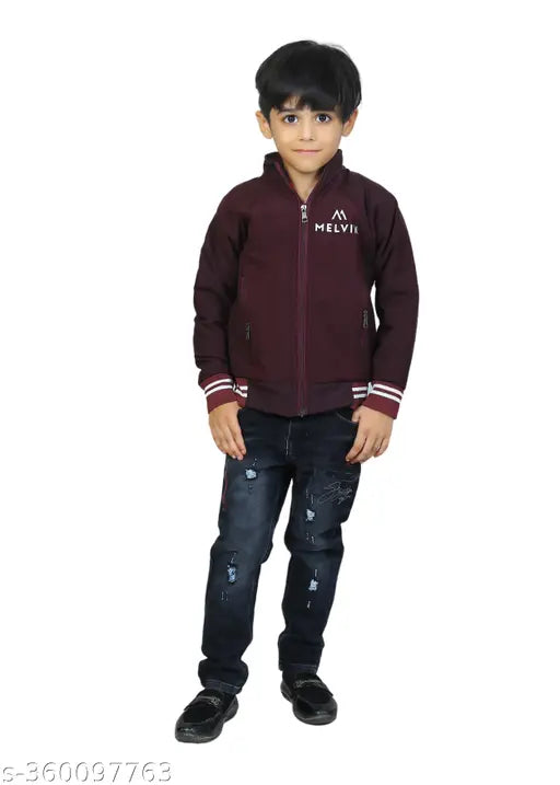 Nylon long-sleeve boys jacket from Cutiepie Trendy, vibrant for 6-7 years old kids, India origin