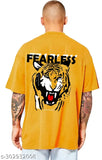 Oversized graphic printed cotton t-shirt for men, short sleeves, affordable chic fashion