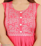 Sleeveless Rayon Woman Gajari Nayara Cut 277, vibrant Indian fashion for women