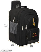 Waterproof polyester backpack for school kids 4th to 10th class, durable luggage travel bags in free size (16cm x 10cm x 14cm), made in India