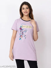 Women's summer wear, regular fit pure cotton printed top with one pocket at the right side, short sleeves, India origin