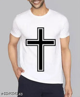 Striped polyester t-shirt, short sleeves, country of origin India