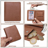 Faux leather TnW wallet, solid color design with multiple compartments for men's organization, handcrafted in India